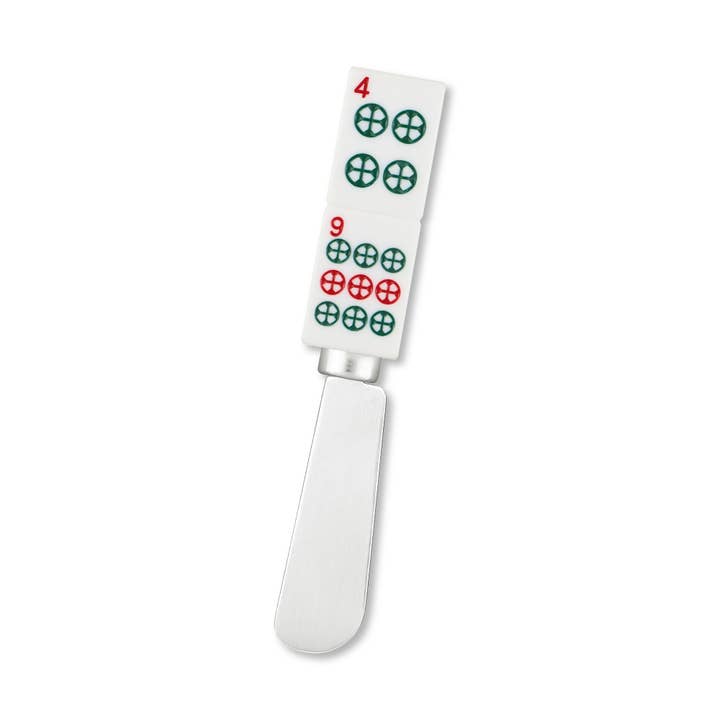 Supreme Housewares - Wholesale Cheese Spreader - Mahjong Circular Serenity Melamine Resin Cheese Spreader