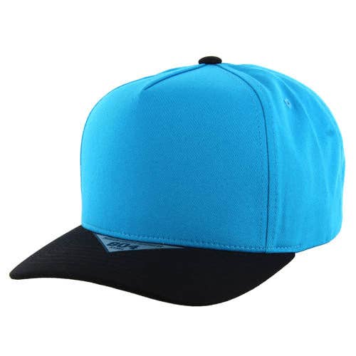 Zion Brand - Wholesale Baseball Cap - Unisex - BLANK COTTON 5 PANEL SNAPBACK BALL CAP1