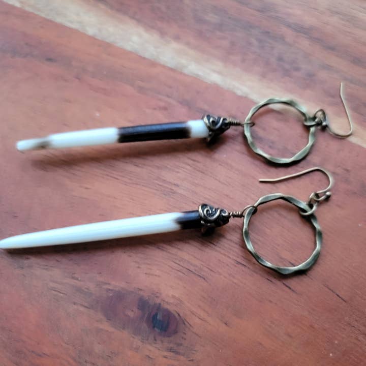 Quill Hoop Earrings for wholesale by Gem Lounge Jewelry