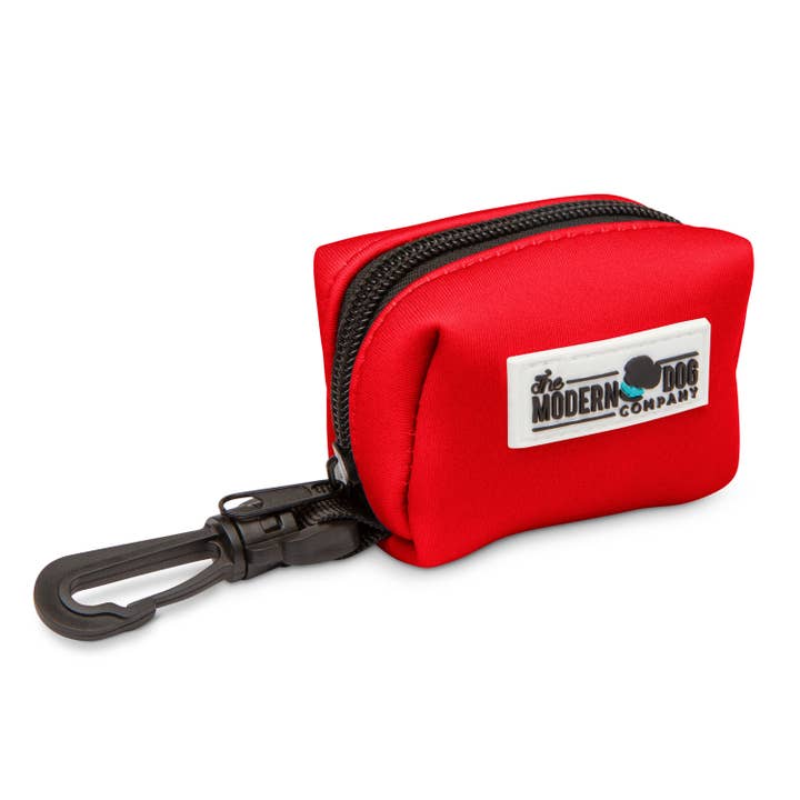 The Modern Dog Company - Wholesale Pet Poop Bag Dispenser - Ruby Red Poop Bag Holder