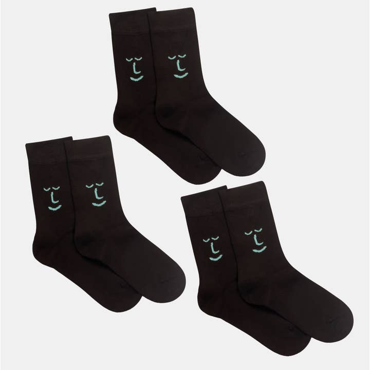 Hot Sock-olate Brown Bamboo Socks Pack of 3 for wholesale by Leiho