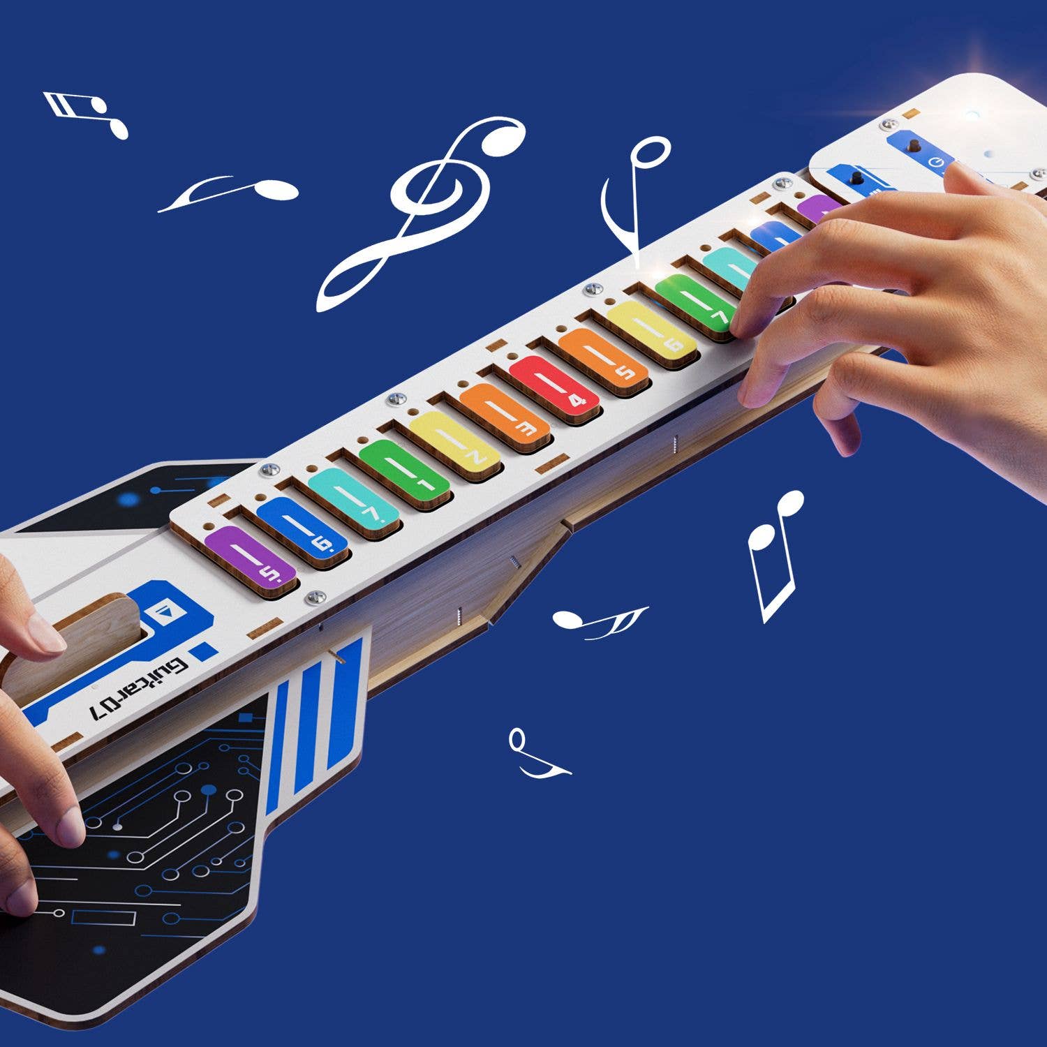 TOPBRIGHT GmbH - Wholesale DIY Craft Kit - Kids - Guitar Maker Kit - STEM Toy8