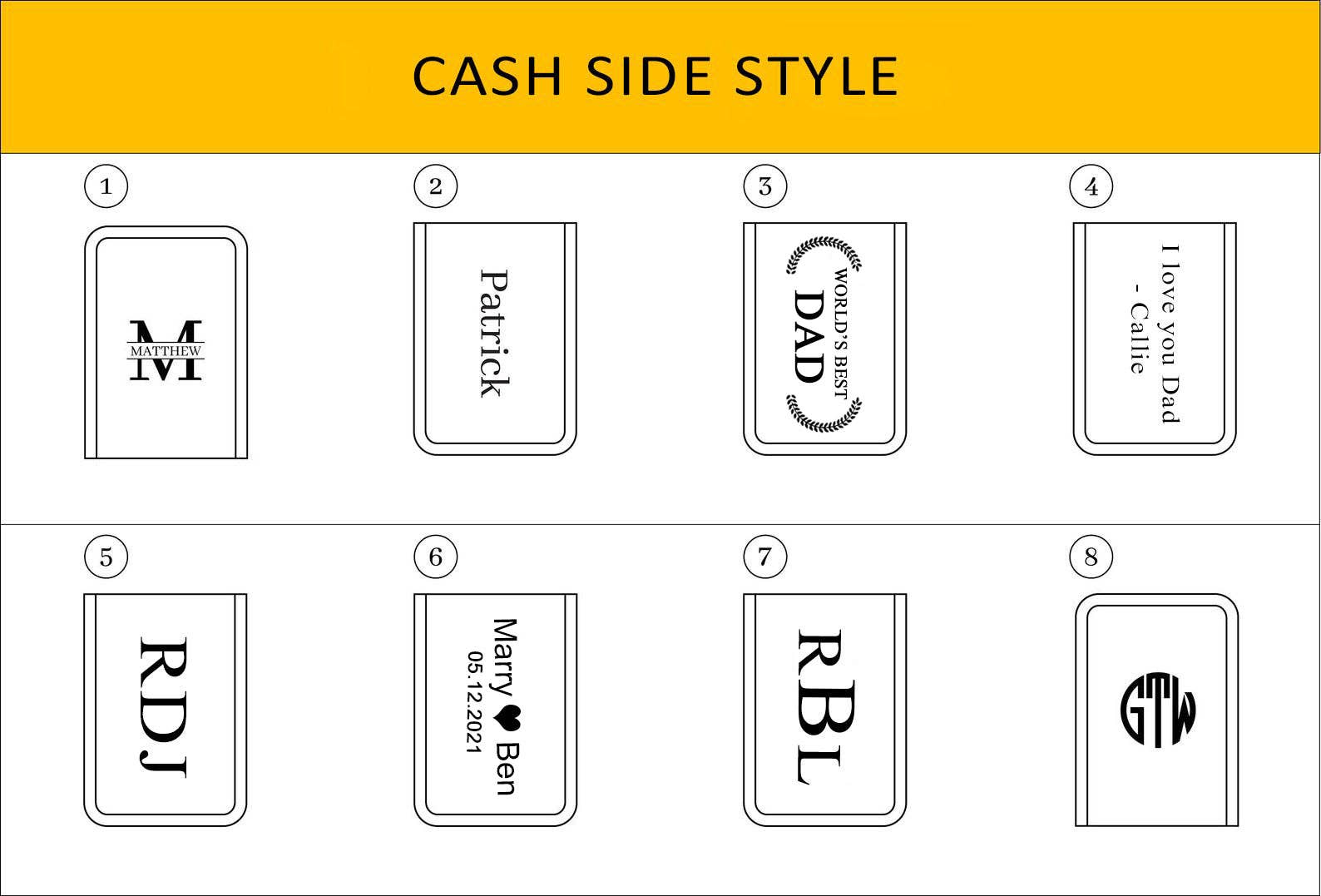 RockCow Leather Studio - Wholesale Money Clip - Unisex - Groomsmen Gift, Personalized Money Clip, Custom Engraved Money Clip, Wedding Gift, Christmas Gift1