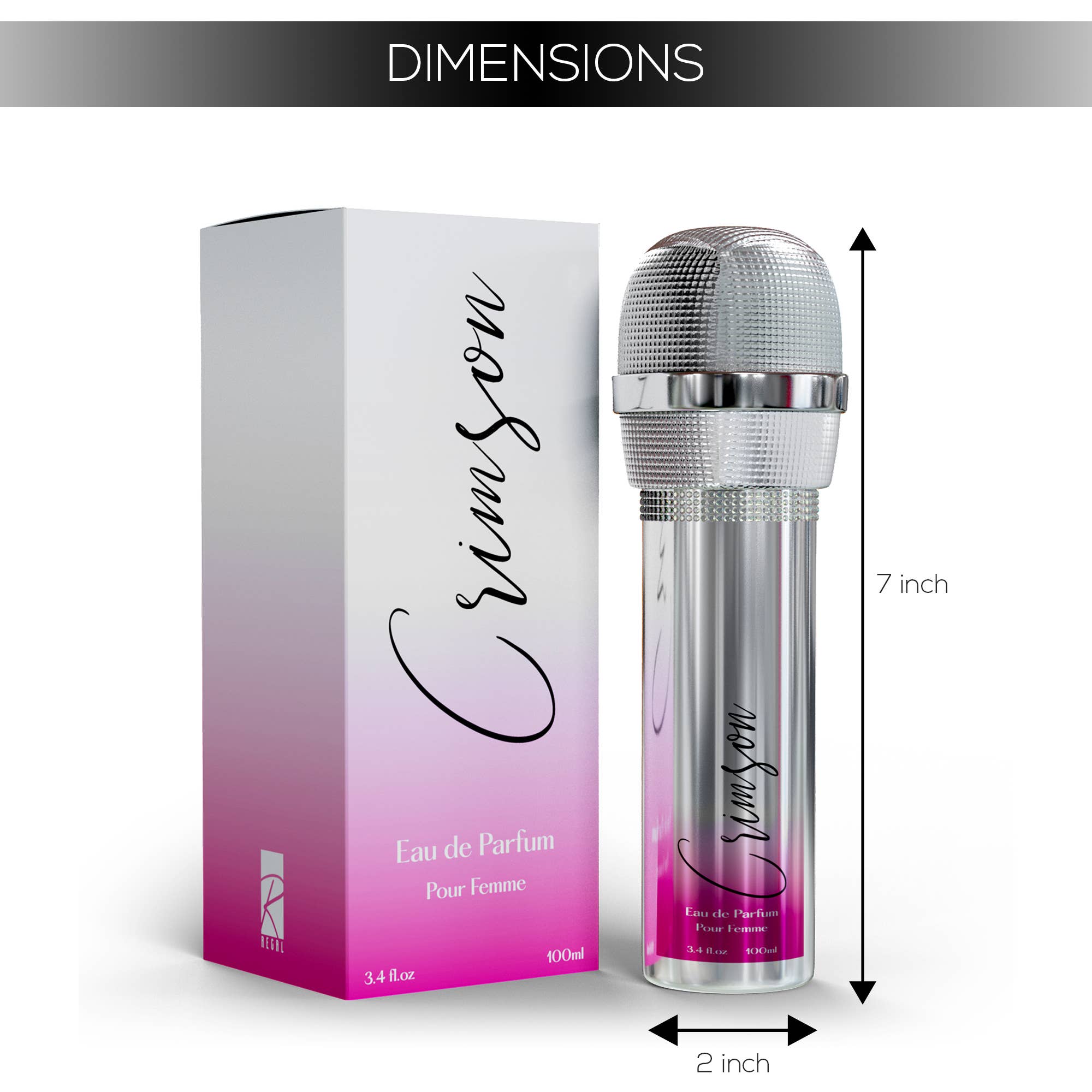 Regal Fragrances - Wholesale Perfume/Eau de Toilette - Crimson INSPIRED by BACCARAT ROUGE 540 100 ML 3.4 FL OZ  7