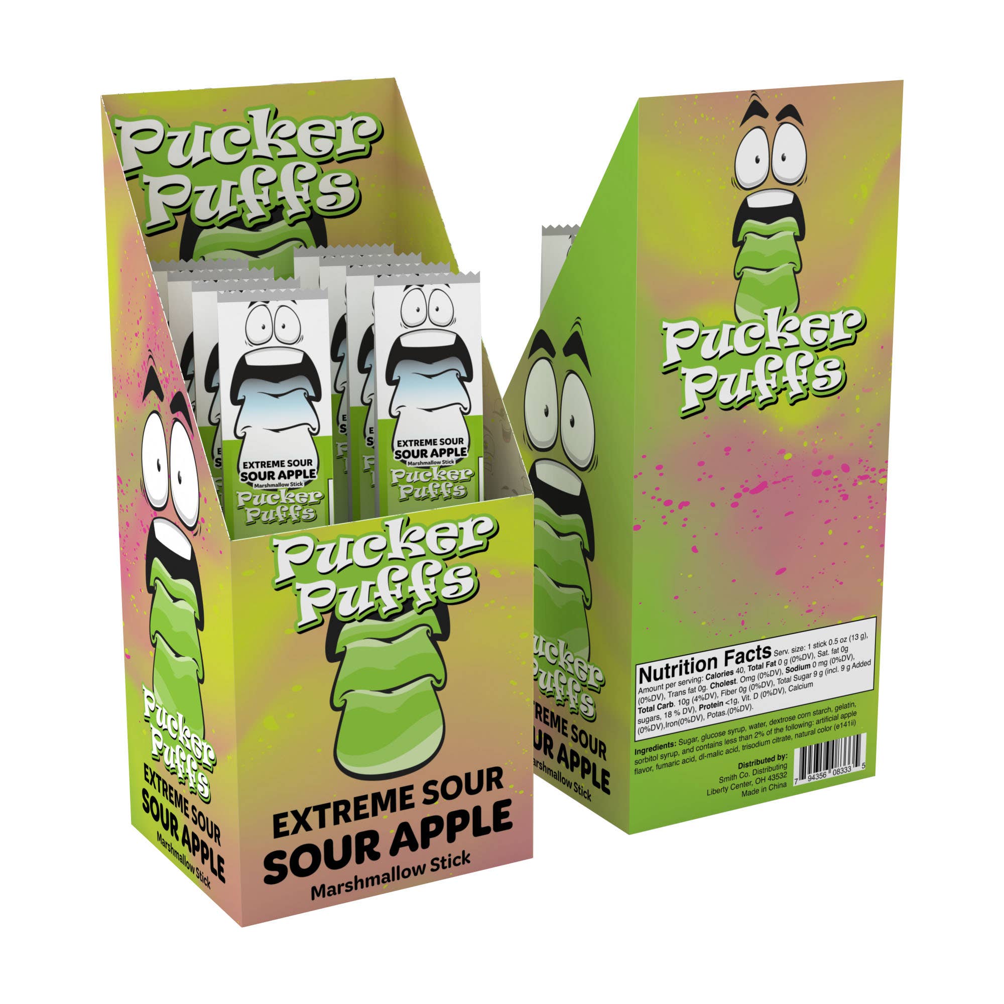 Smithco Distributing – Marshmallow por atacado – Pucker Puffs - Balas Divertidas e Display de Marshmallow2