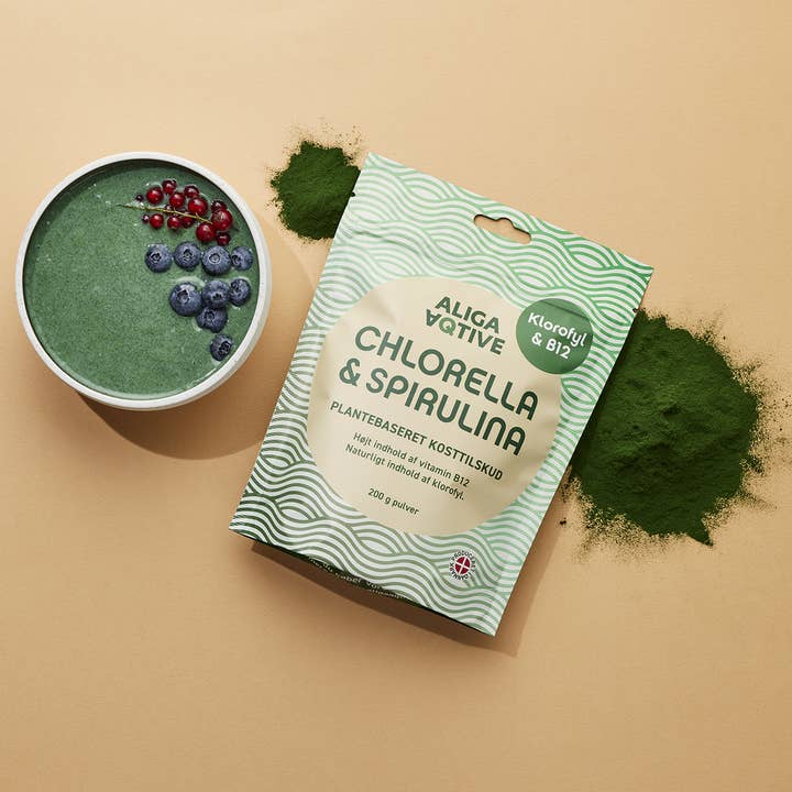 Aliga Aqtive – Großhandel Protein-/Superfood-Pulver – Chlorella- und Spirulina-Pulver