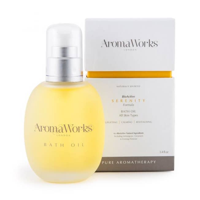 Serenity Bath Oil with Lemongrass & Geranium for wholesale by AromaWorks London