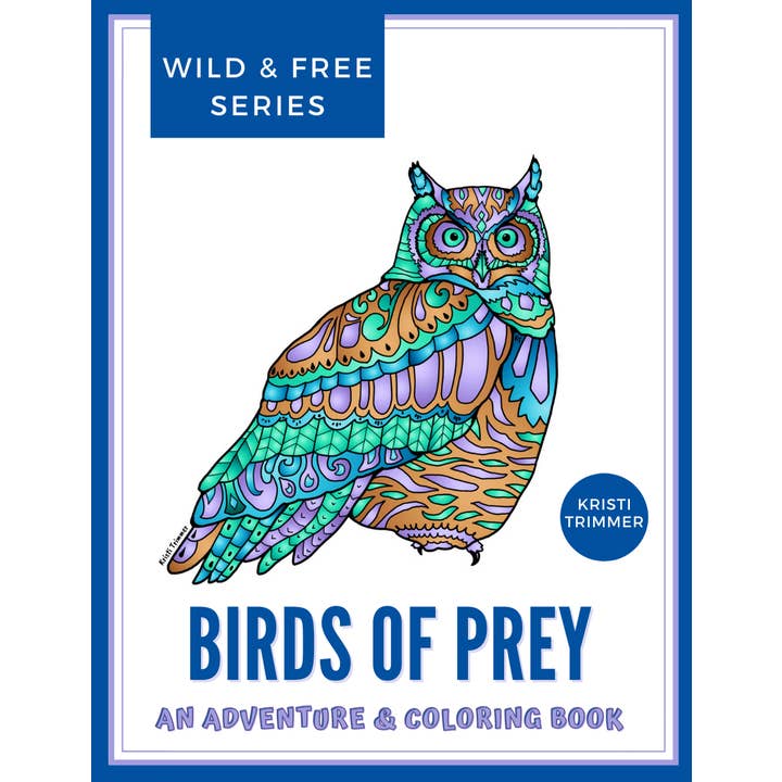 Birds of Prey Coloring Book for wholesale by Alaska Wild & Free