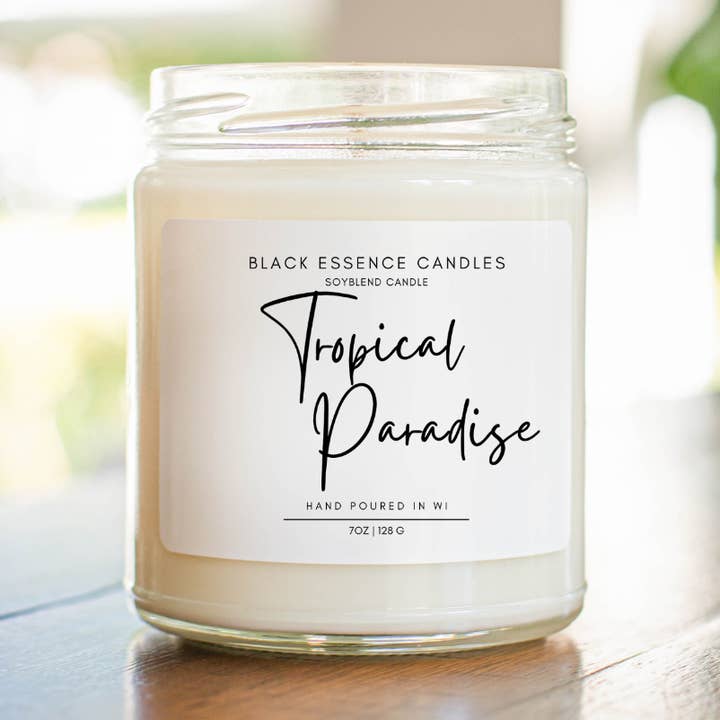 Tropical Paradise for wholesale by Black Essence Candles