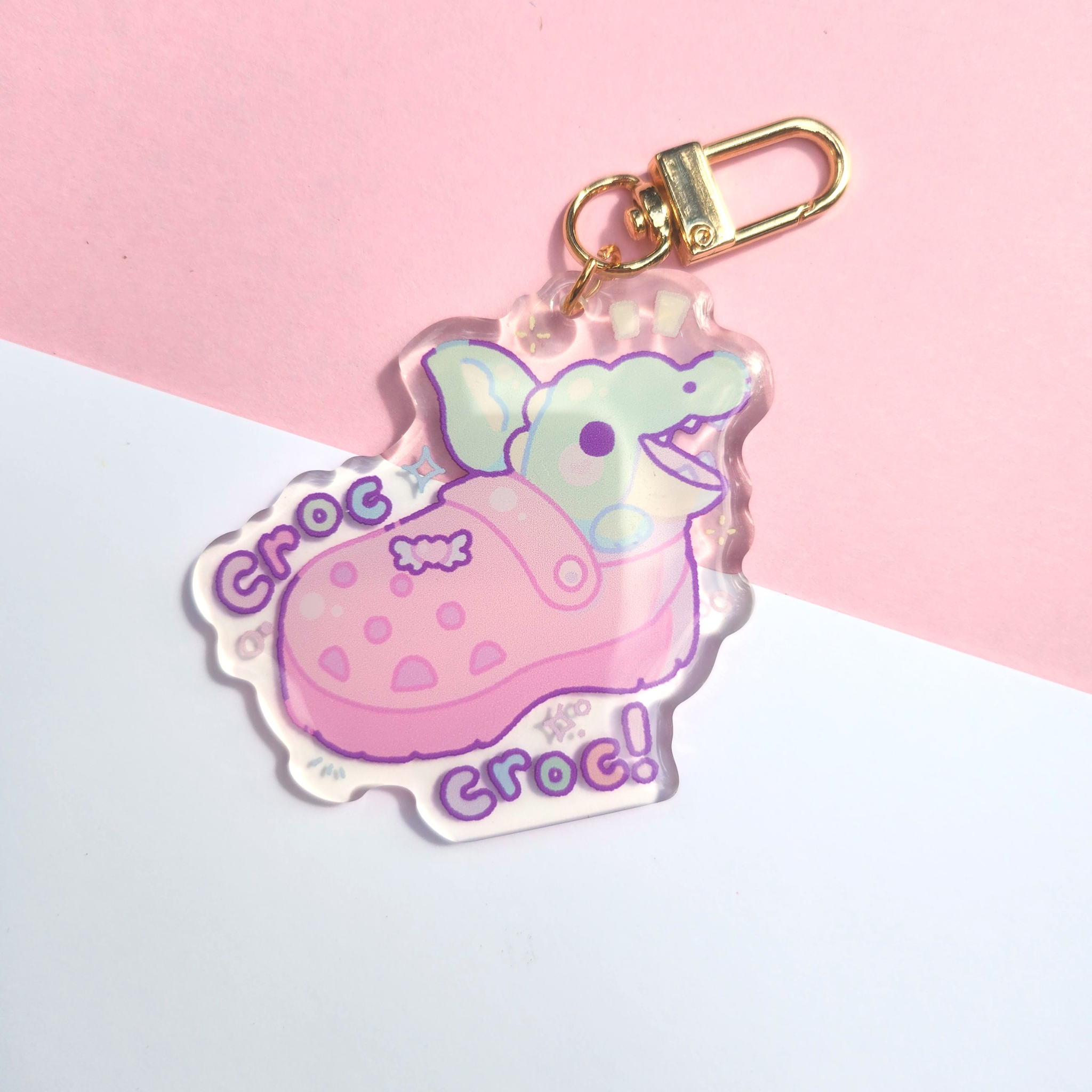 mirupiico - Wholesale Keychain - Women's - Croc Croc 2.5in Acrylic Charm1