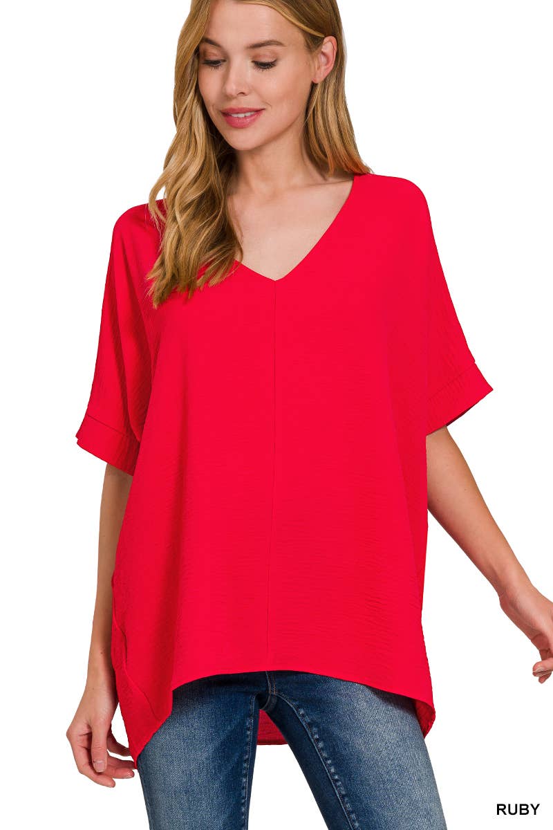42POPS - Wholesale Blouse - Women's - `.Airflow Dolman Short Sleeve Top19
