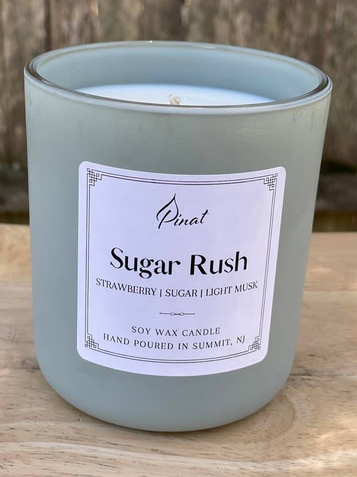 Bougie en cire de soja Sugar Rush pour la vente par Pinat