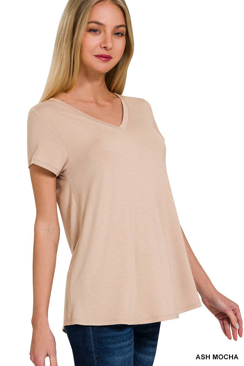42POPS – wholesale Knit top – Women's – `.Short Sleeve Rayon Jersey Tee1