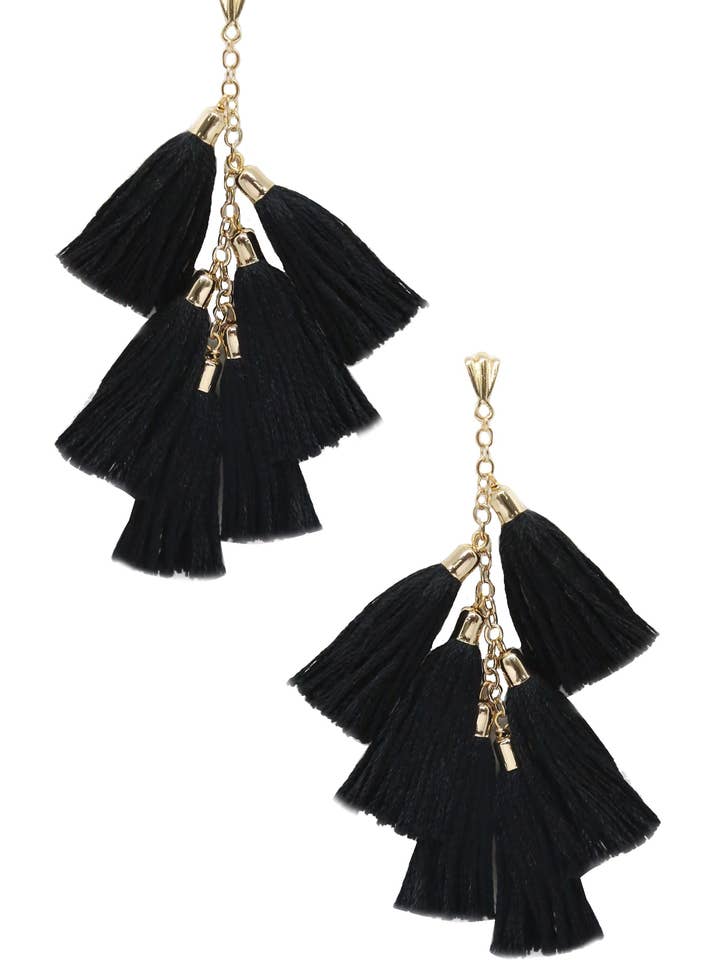 Daydreamer Quaste 18k vergoldete Ohrringe für den Großhandel von Ettika