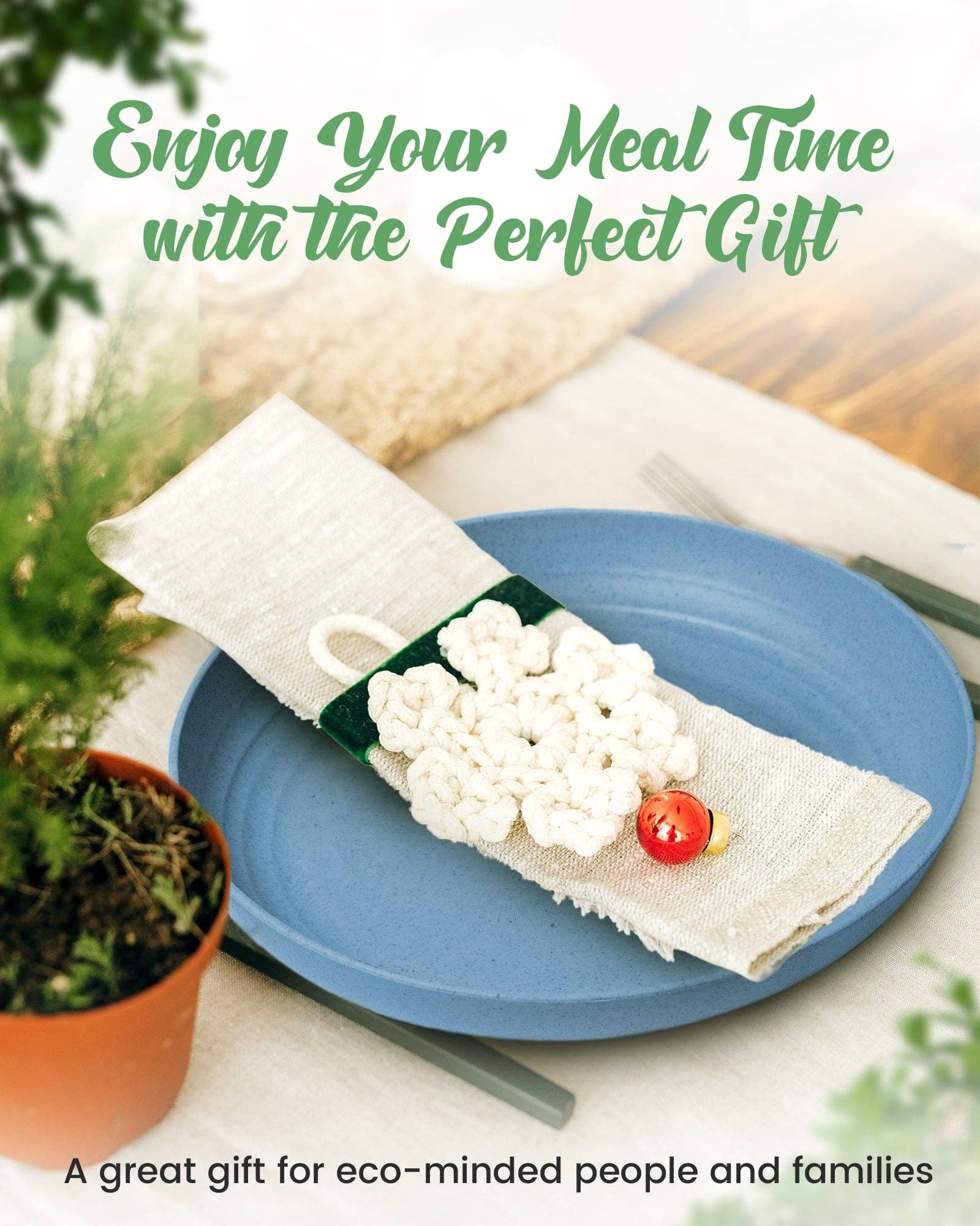 Greendish - Wholesale Dinner Plate - Eco-Friendly Wheat Straw Plates Sets - Reusable & Durable 18