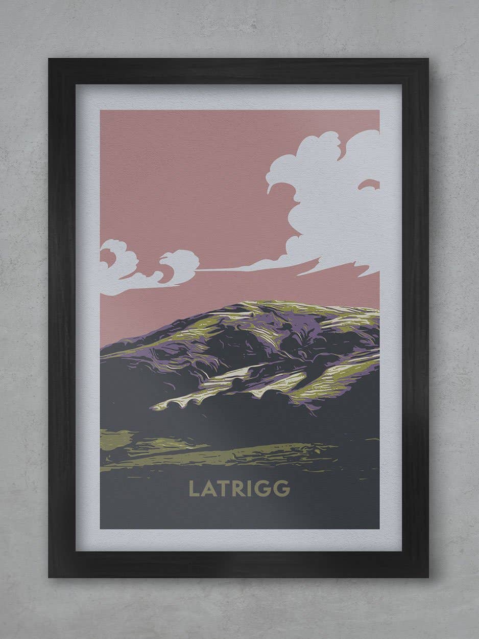 The Northern Line – wholesale Art print – Latrigg poster print0