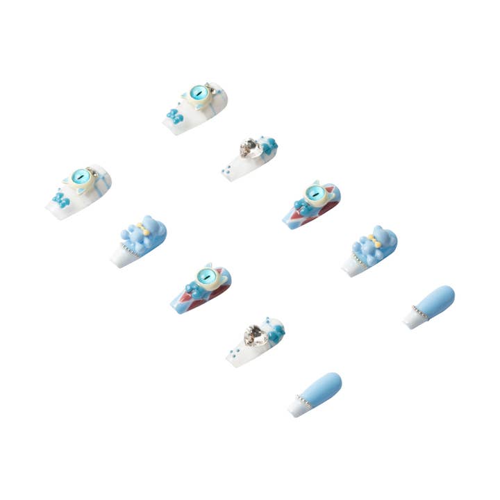 3H Luxury Handmade Press-on Nails - Haunted Toybox for wholesale by 3H Nails