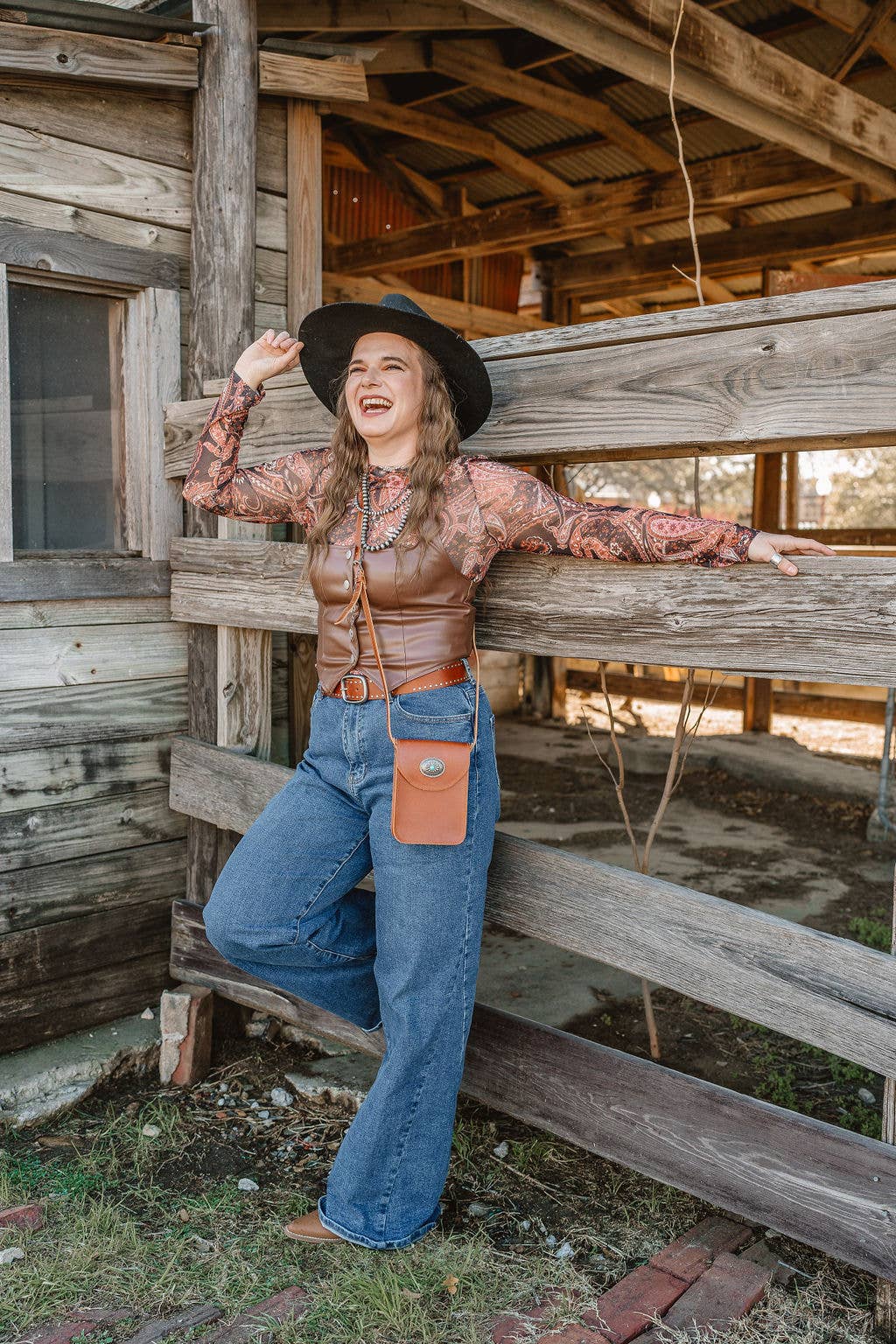 Most Wanted USA - Wholesale Crossbody Bag - Women's - Genuine Leather Western Style Crossbody8