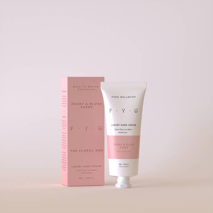 Luxury Hand Cream - Peony & Blush Suede 75ml for wholesale by FYG