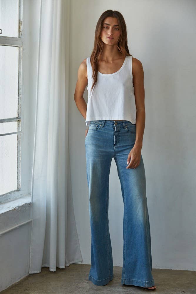 By Together - Wholesale Tank Top - Women's - L8751 | Knit Cotton Scoop Neck Sleeveless Tank Top13