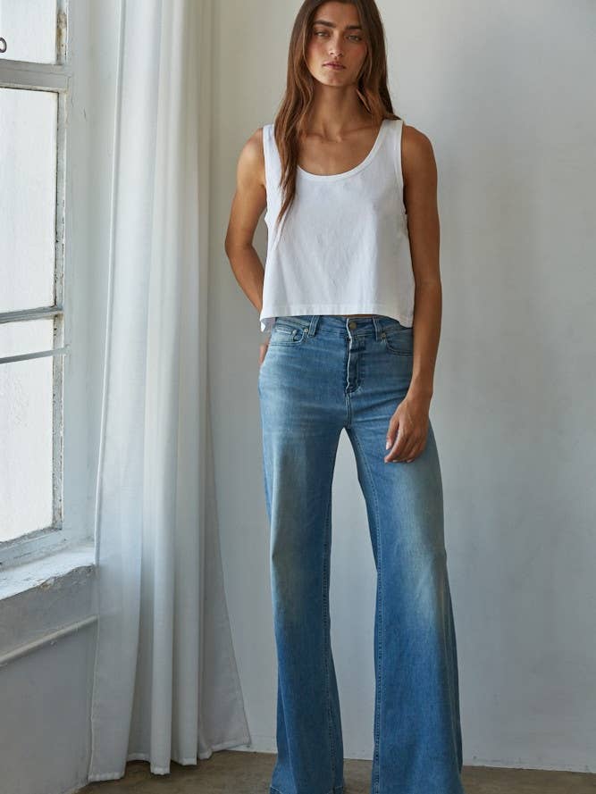 By Together - Wholesale Tank Top - Women's - L8751 | Knit Cotton Scoop Neck Sleeveless Tank Top13