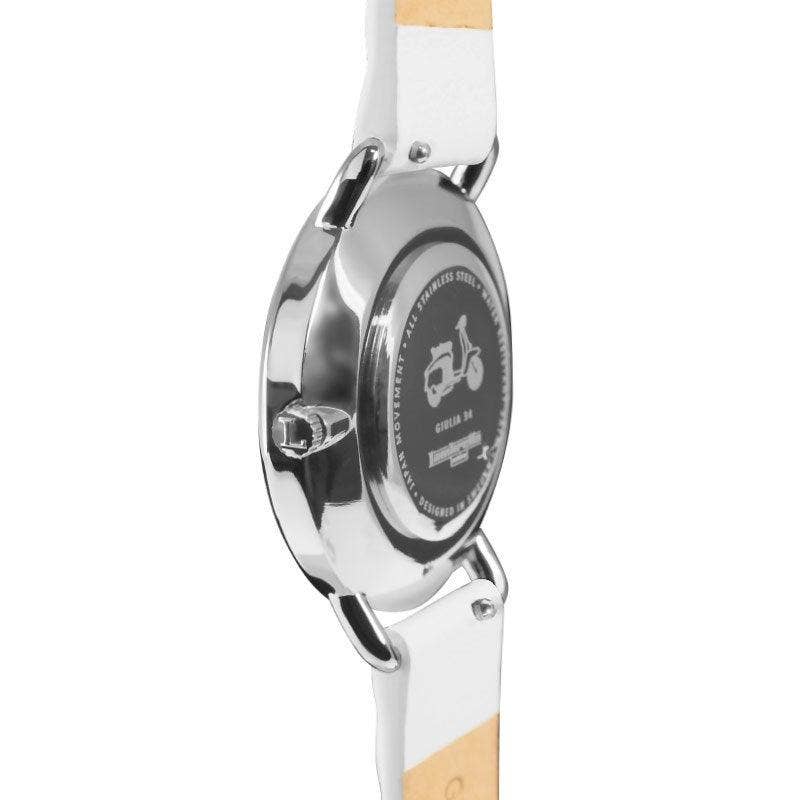 Lambretta Watches – wholesale Wrist watch – Women's – Giulia 34 Uno Quilted Silver White3