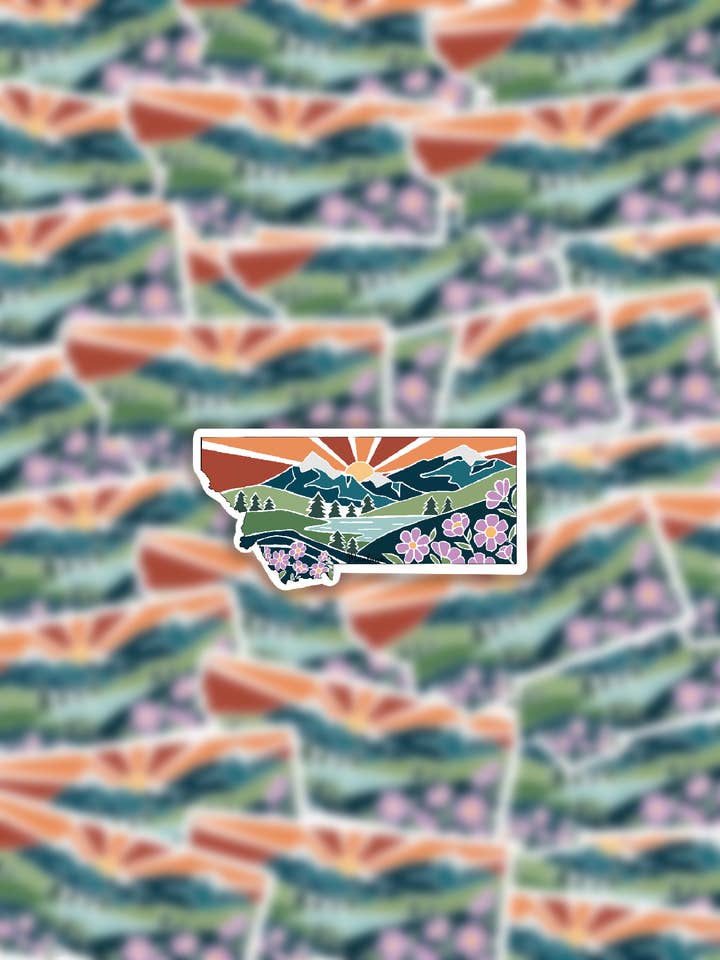 Montana State Sticker for wholesale by CreationsByMaddied