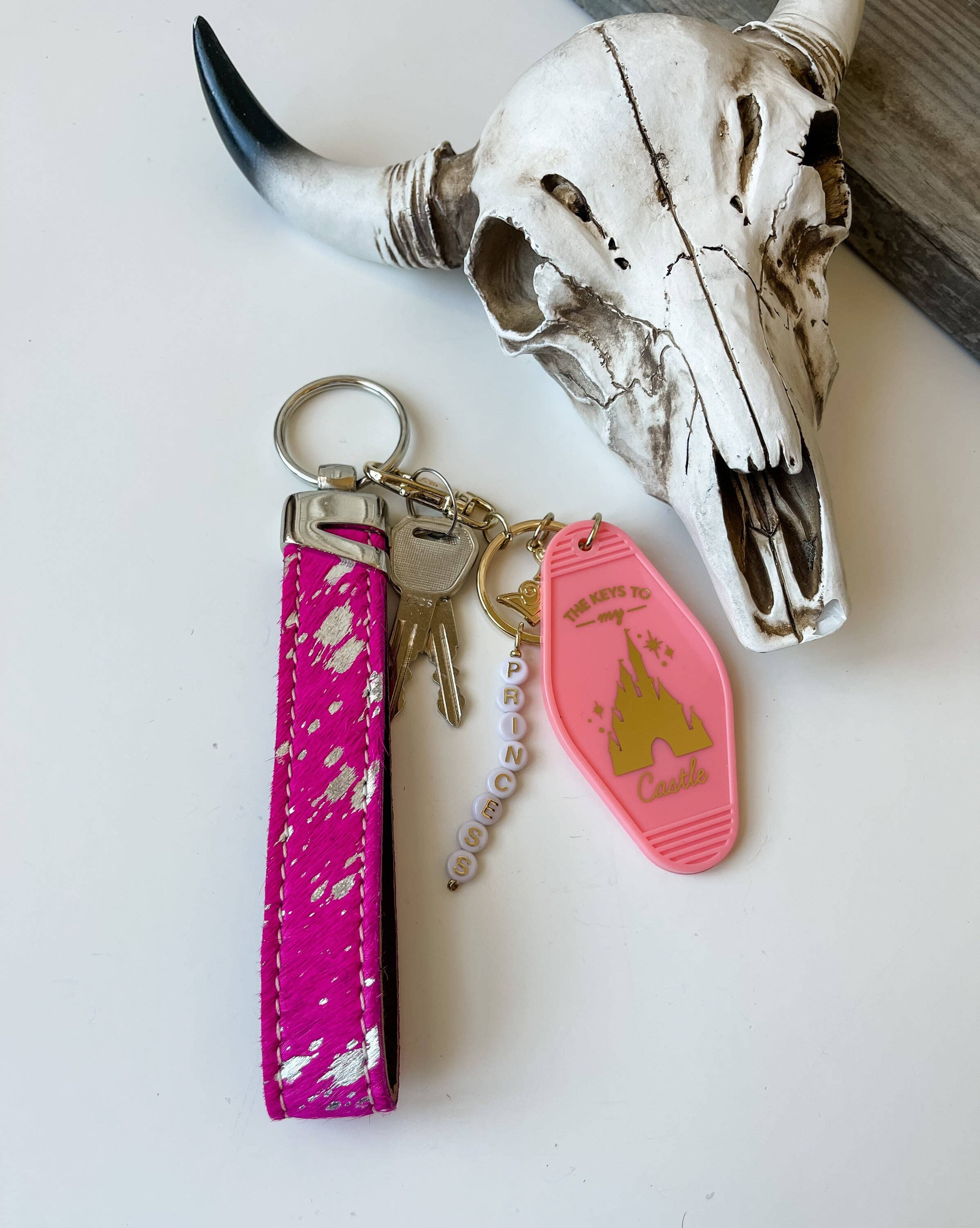 Boho Ranch Shop - Wholesale Keychain - Women's - Western Hair On Cowhide Keychain6