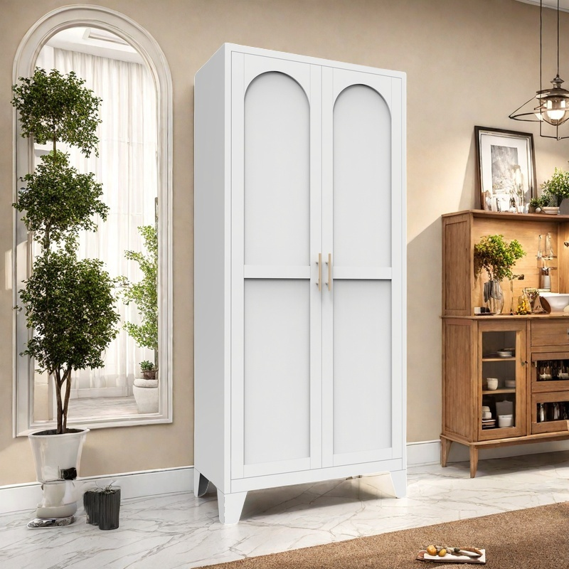 HOMYCASA DESIGN INC - Vente Armoire - Armoire de rangement Shapely Doors avec étagères réglables24