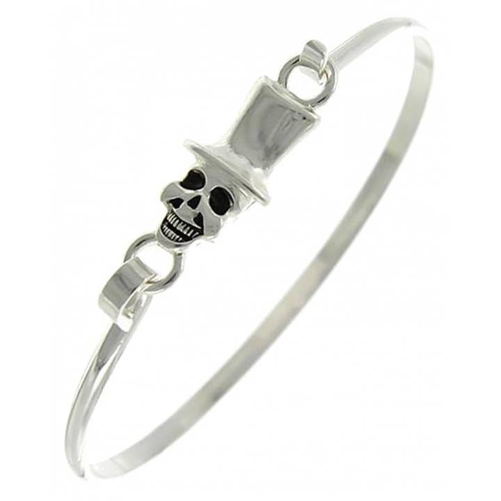 Bracciale rigido FR3709 Top Hat Smile Skull per Halloween Casting per la vendita all'ingrosso da parte di 0011 PREMIERE