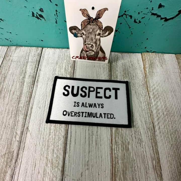 Crazy Heifers Wholesale - Wholesale Patch - DTF Patches Suspect-Iron on: Custom Option Available9