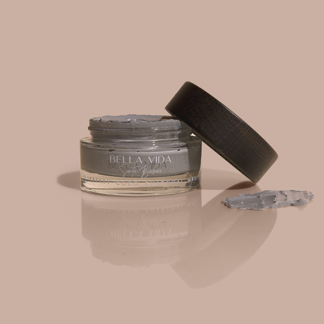 Bella Vida Santa Barbara - Wholesale Skincare face mask - Blueberry Coco Charcoal Mask – Backbar Size1