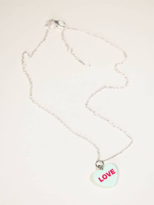 Valentine’s Day heart necklace for wholesale by TLD Designs