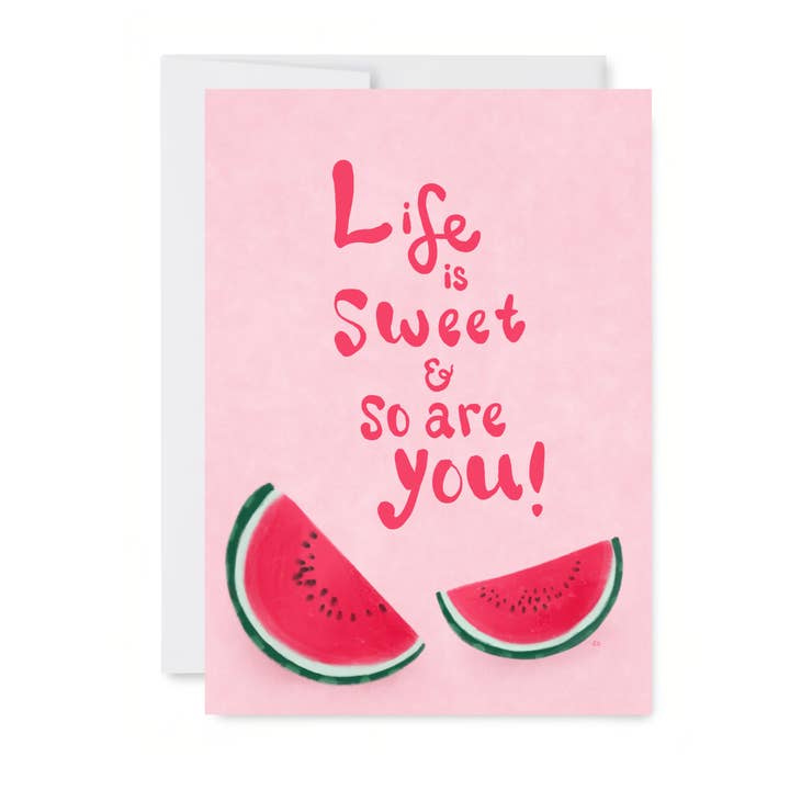 Life Is Sweet And So Are You Card for wholesale by EverElling