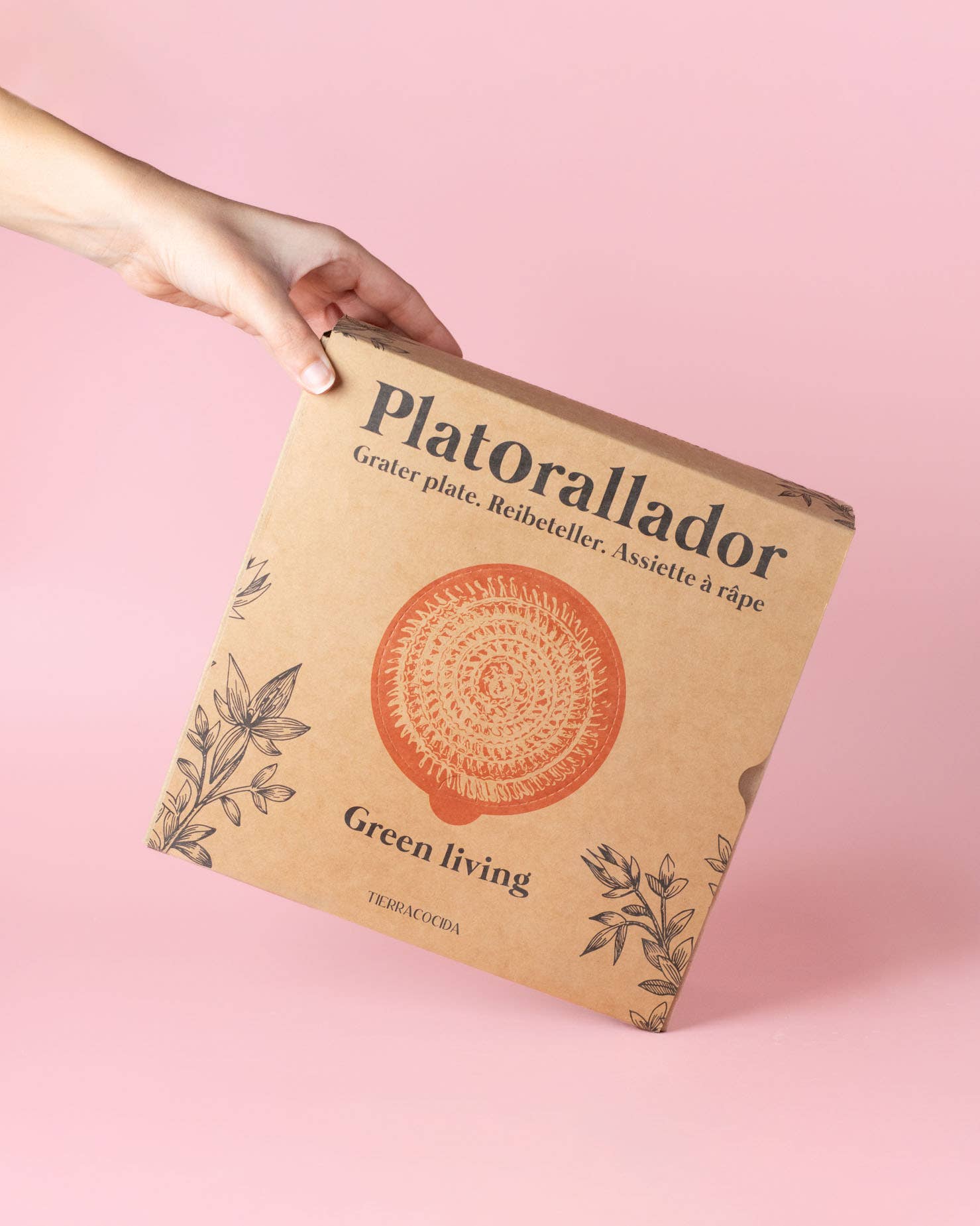 Alfar Tierra Cocida - Wholesale Grater - Plato Rallador de Cerámica Grande – Incluye Cuchara de Regalo / NEGRO2