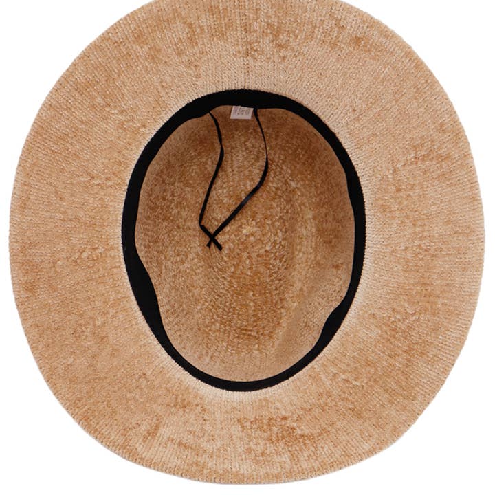 Cap Zone – wholesale Fedora – Women’s – Velvety Corduroy Woven Chenille Floppy Fedora Rancher Hat11