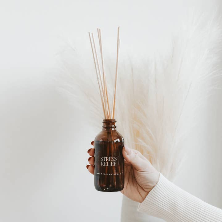 Sweet Water Decor - Wholesale Reed Diffuser - Stress Relief Amber Reed Diffuser - Gifts & Home Decor