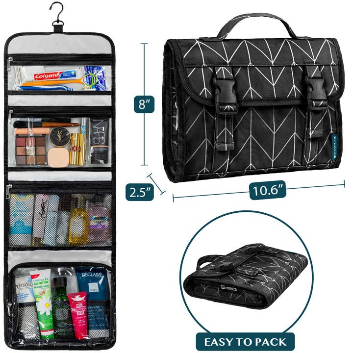 Pavilia - Wholesale Toiletry bag – Unisex - Buckle Hanging Toiletry Organizer Bag40