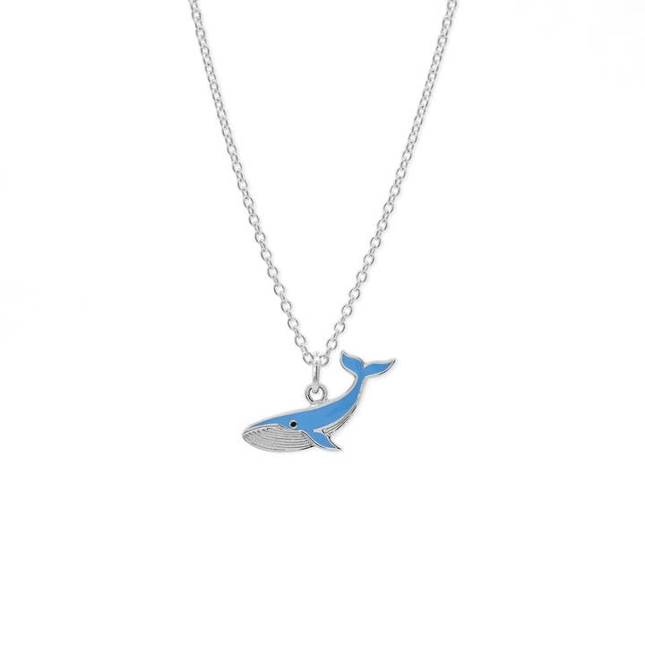Collier Baleine Bleue (NA 2378BL) pour la vente par Boma Jewelry