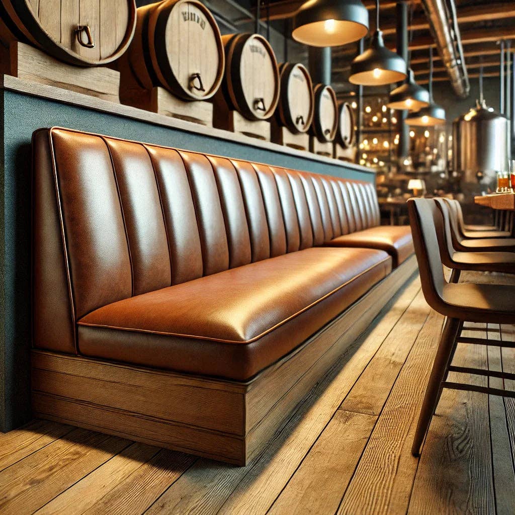 HF Atelier - Vente Bancs - Banquette en cuir sur mesure pour restaurants et cafés | Banquettes en cuir2