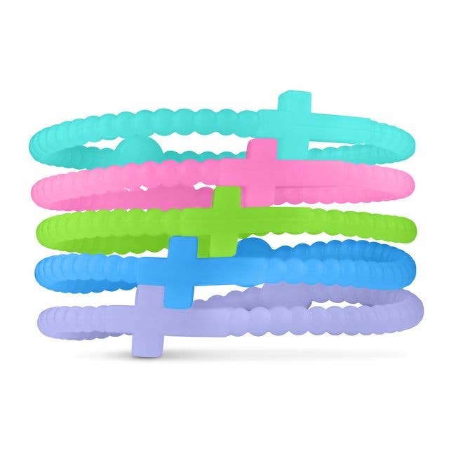 Ryan & Rose - Wholesale Beaded bracelet – Kids - Jesus Bracelets - 5 Packs36