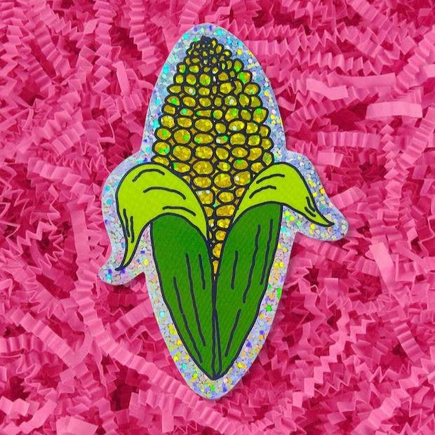 Jenny Lemons - Wholesale Sticker - Glitter Corn Sticker