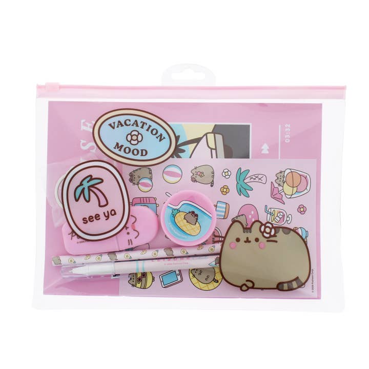 Set de Papelería Súper Vacaciones Tropicales de Pusheen para venta al por mayor de Blueprint Collections