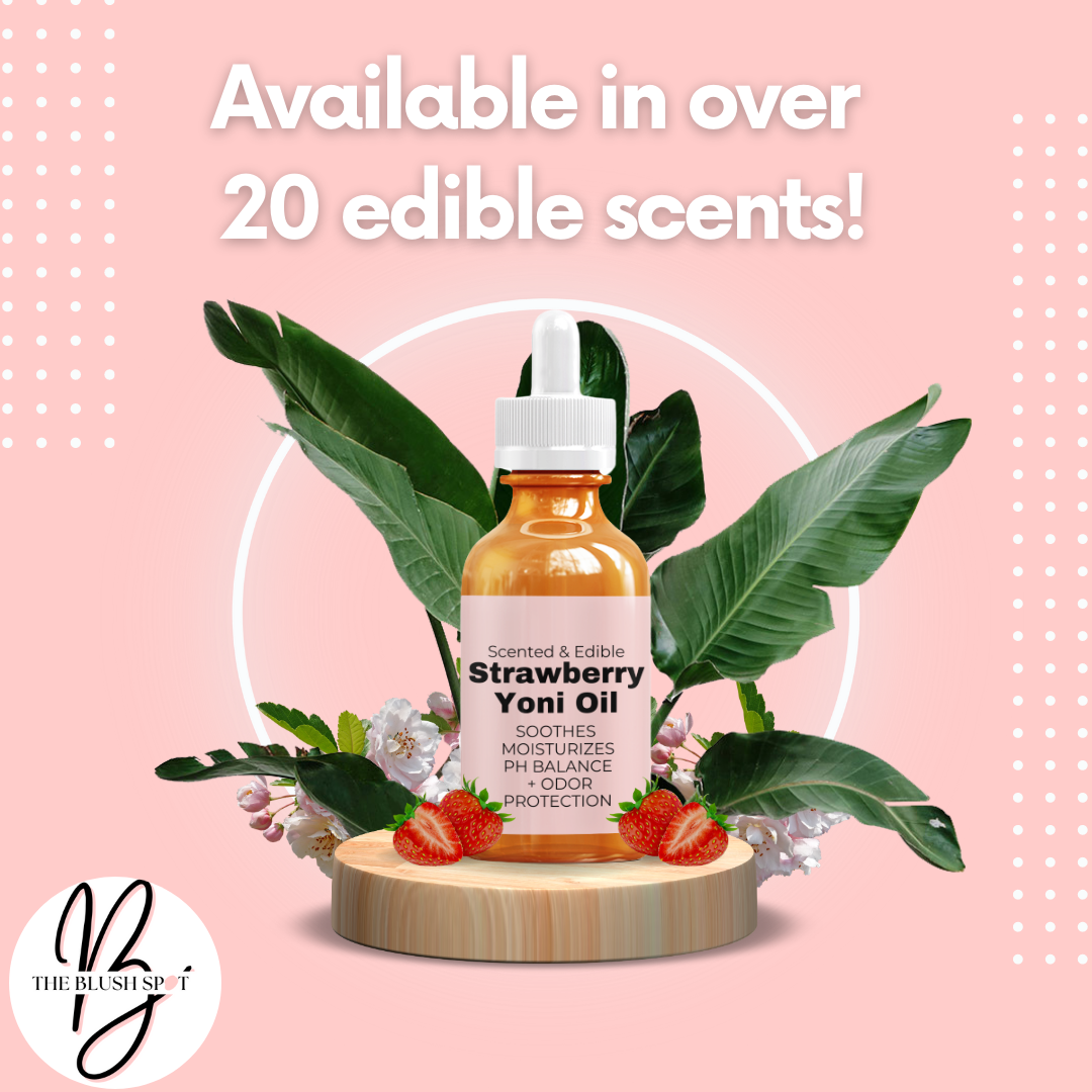 The Blush Spot - Wholesale Retailer Display - Beauty & Wellness - Strawberry Yoni Oils - Organic and Edible7