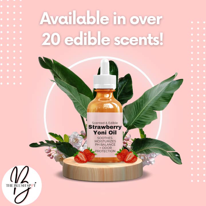 The Blush Spot - Wholesale Retailer Display - Beauty & Wellness - Strawberry Yoni Oils - Organic and Edible7