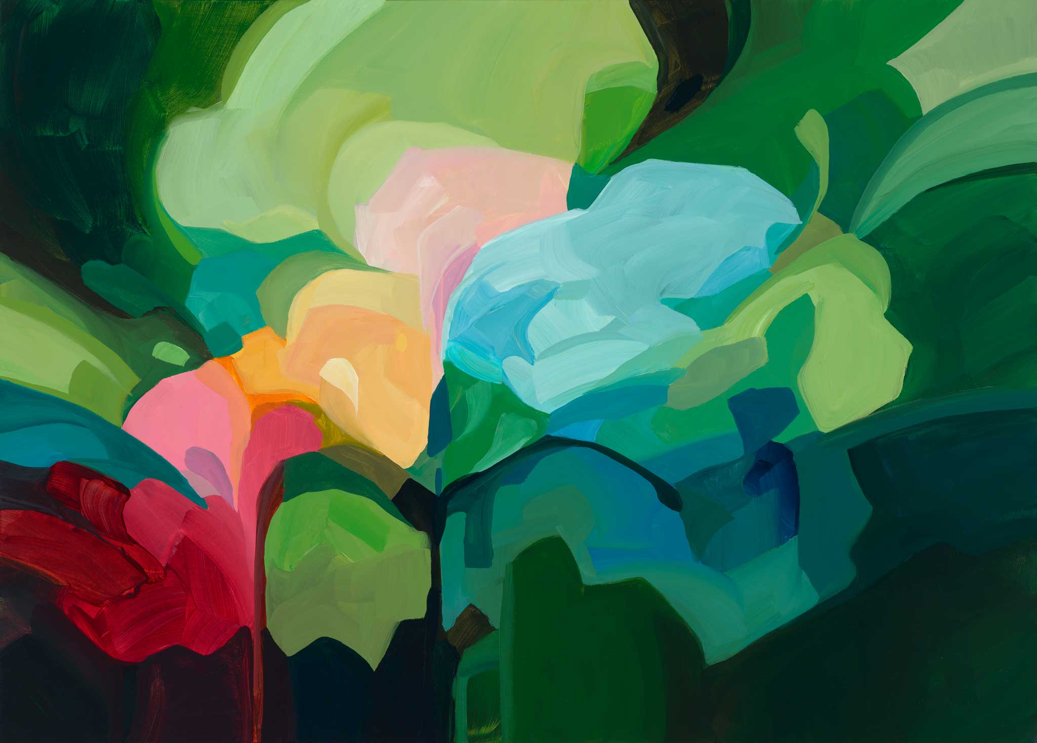 Susannah Bleasby Art – papel de embrulho por atacado – Papel de embrulho artístico | Papel de embrulho liso | Papel de embrulho verde esmeralda3