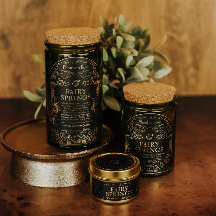 Phantom Row - Wholesale Jar/Filled Candle - Fairy Springs | Literary & Gothic-Inspired Jar Candle7