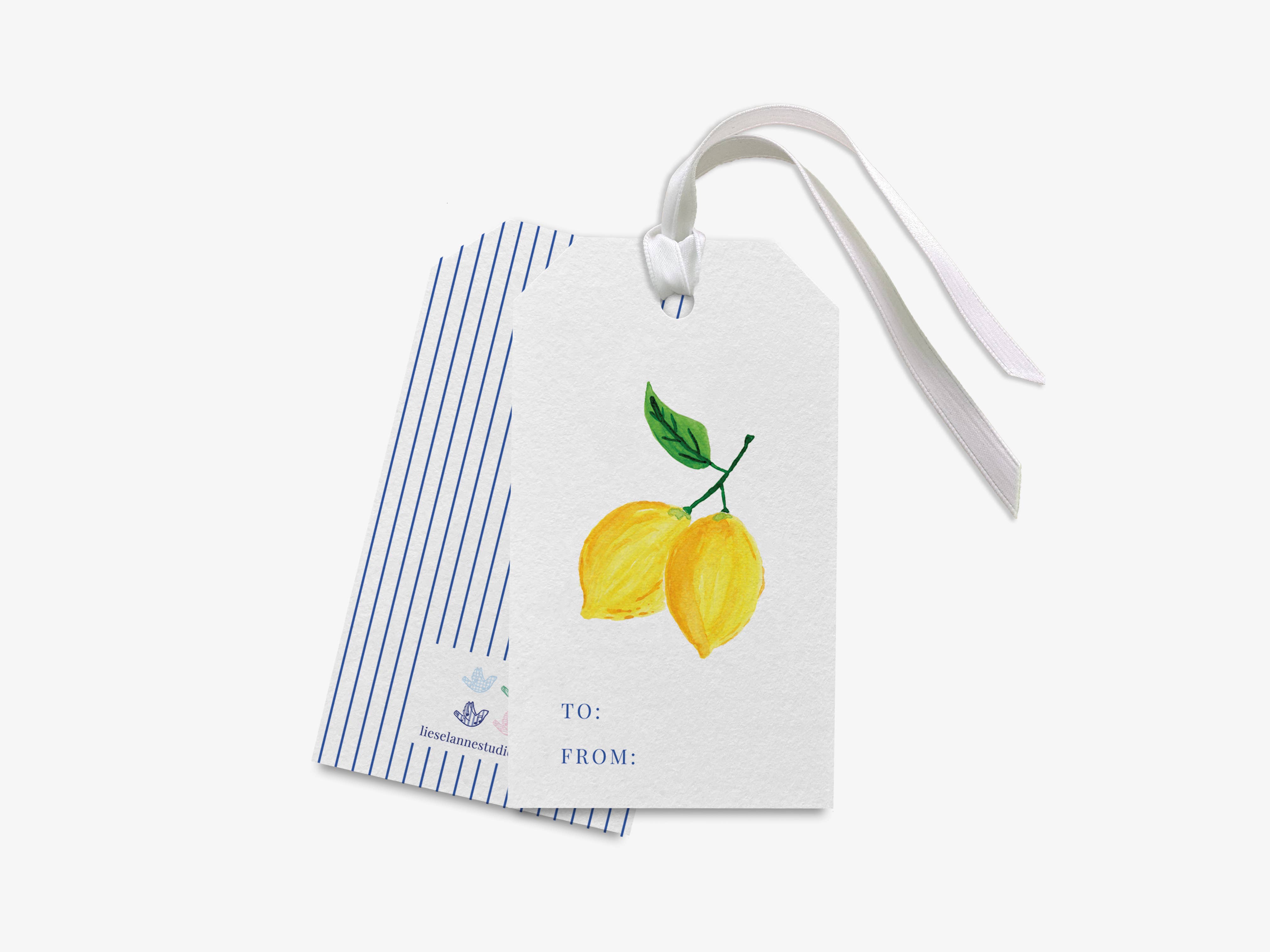 Liesel Anne Studios - Wholesale Gift Tag - Lemon Gift Tags [Sets of 8]0