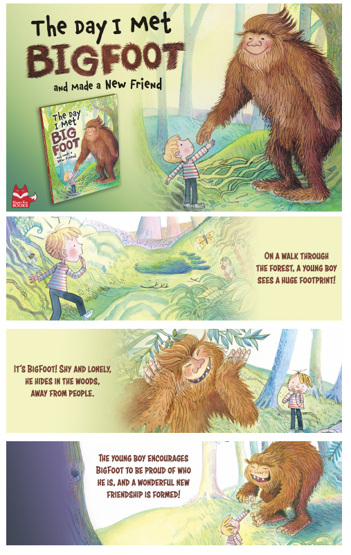 Fox Chapel Publishing - Wholesale Early Reader Book (6-8) - The Day I Met BigFoot And Made a New Friend - A Sweet Story5