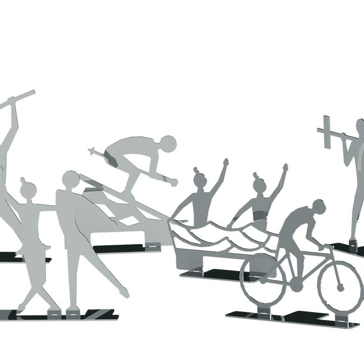 JOGOS OLÍMPICOS 99SPORTs Icons kit de modelo estático por atacado de METAL-TIME INC.